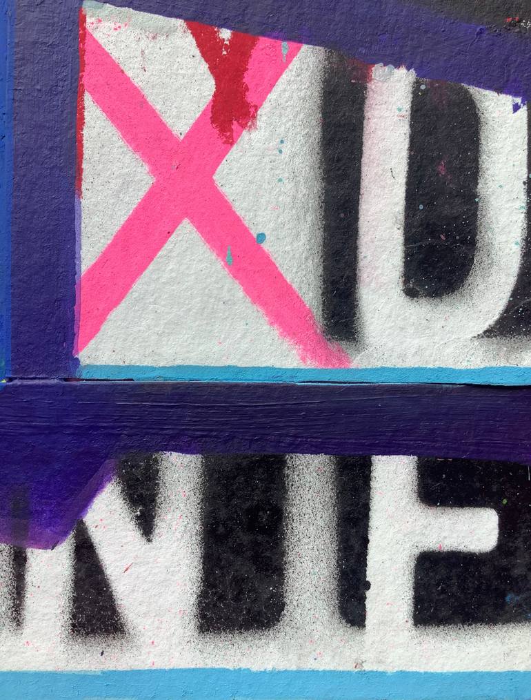 Original Pop Art Abstract Painting by Andrew Weir