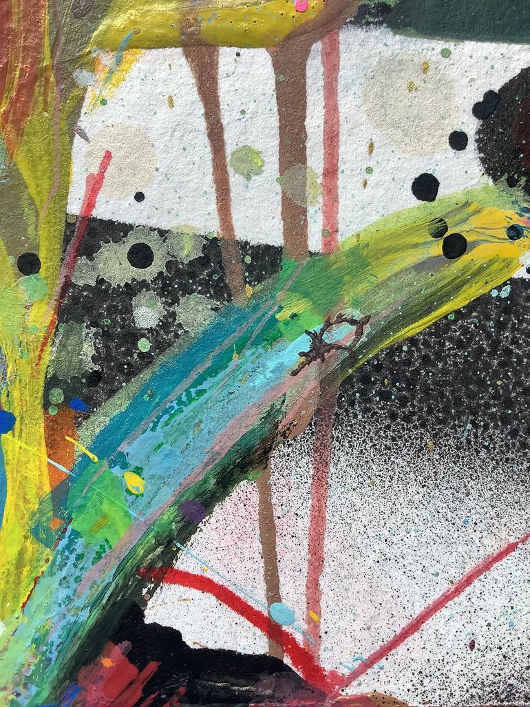 Original Pop Art Abstract Painting by Andrew Weir