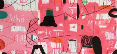 Who The Hell is Herod? (Triptych, in pink) thumb