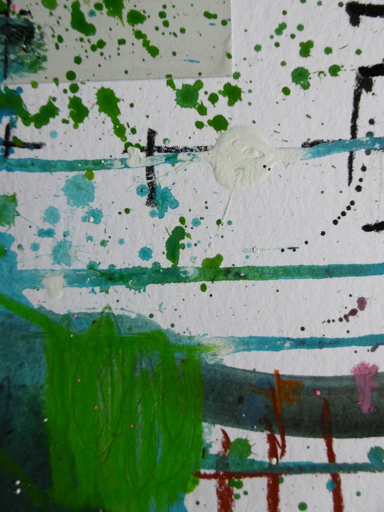 Original Abstract Expressionism Abstract Painting by Andrew Weir