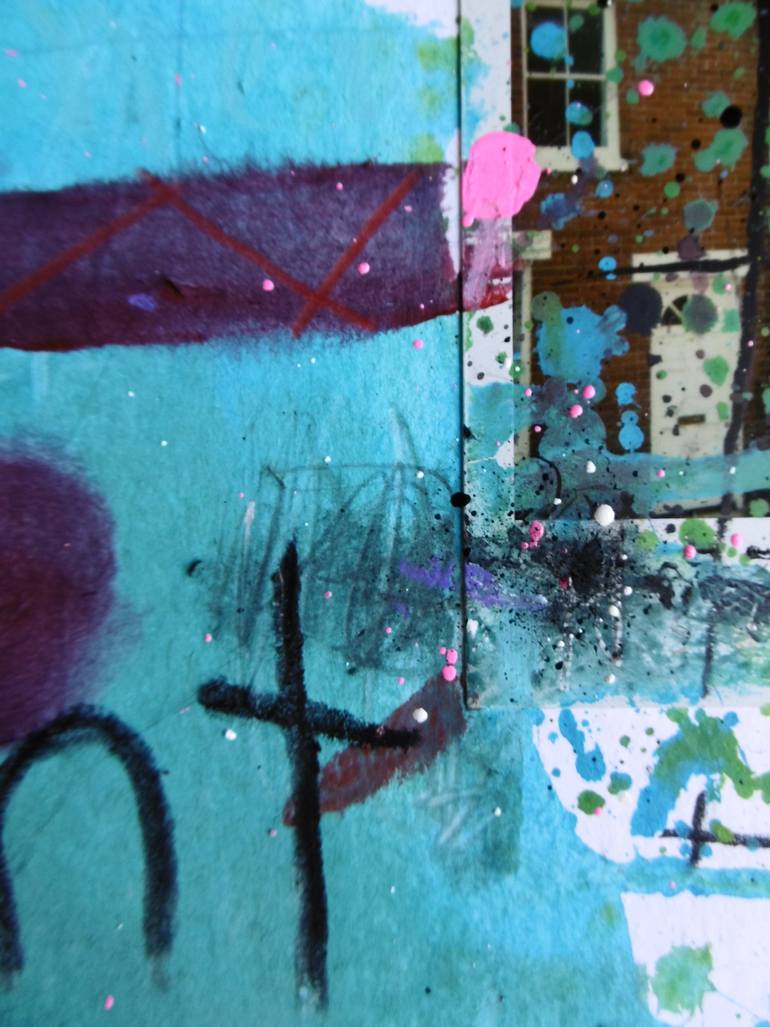Original Abstract Expressionism Abstract Painting by Andrew Weir