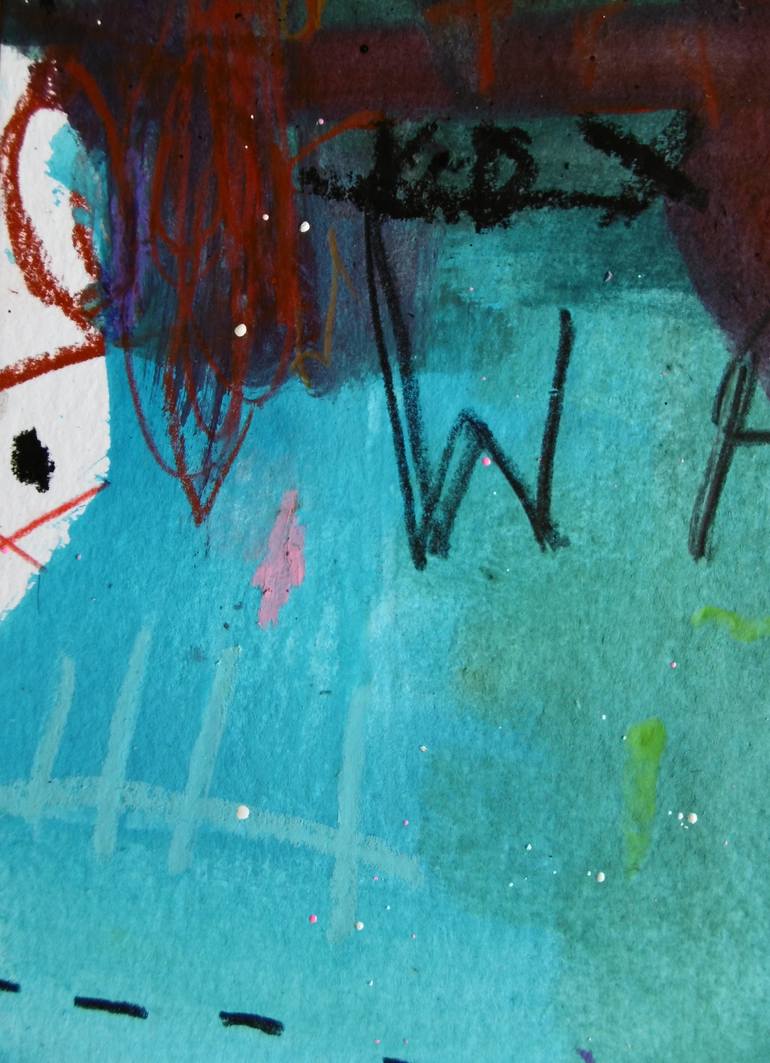 Original Abstract Expressionism Abstract Painting by Andrew Weir