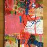 Painting on studio floor