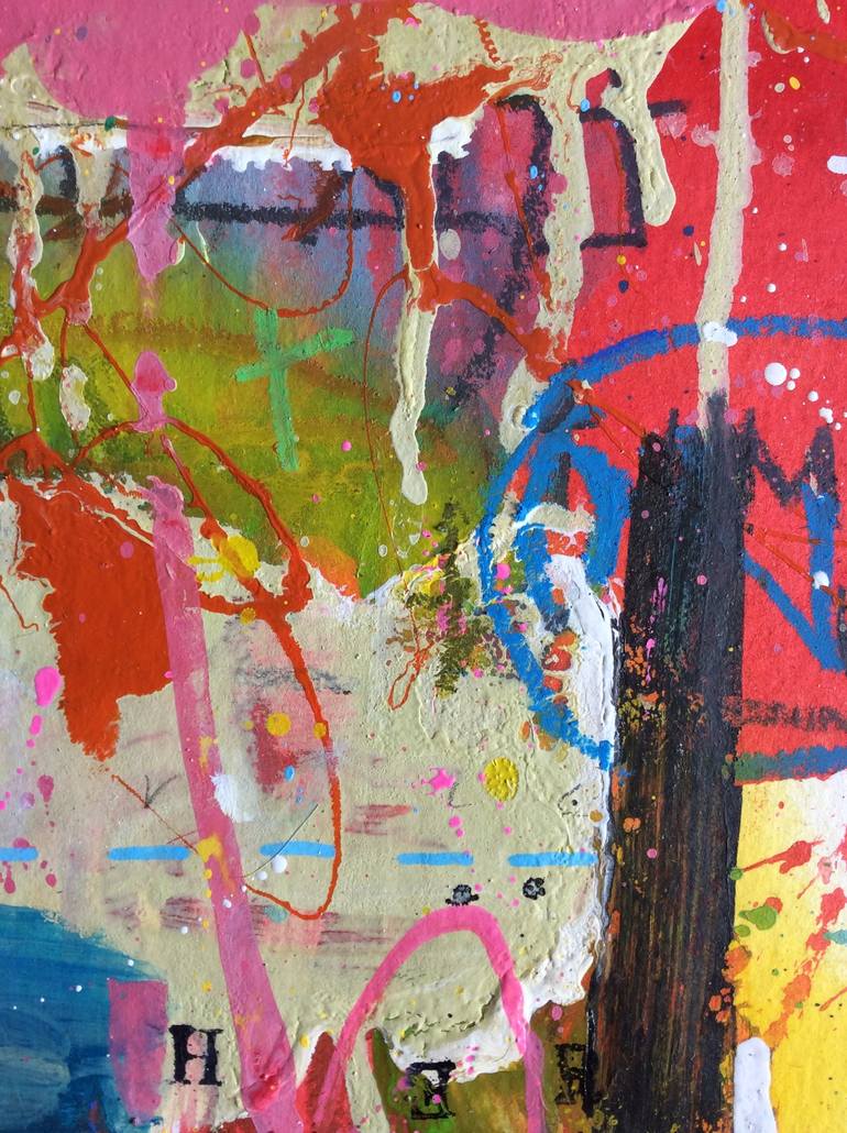 Original Abstract Expressionism Abstract Painting by Andrew Weir