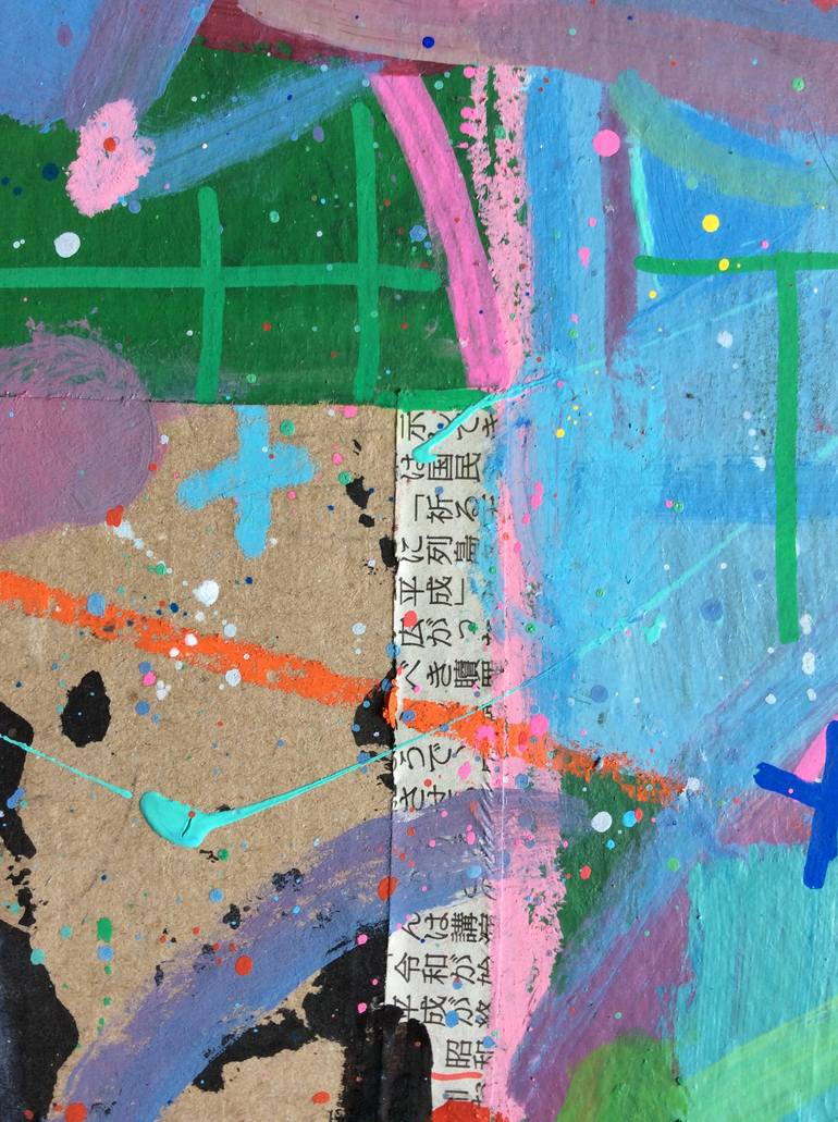 Original Abstract Expressionism Abstract Painting by Andrew Weir