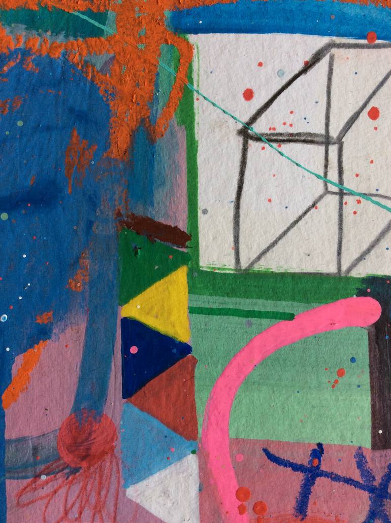 Original Abstract Expressionism Abstract Painting by Andrew Weir