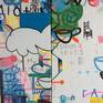 (Left) "Stories She Told Herself (no.2)" next to her sister piece "Stories She Told Herself" (right) These are sold separately.