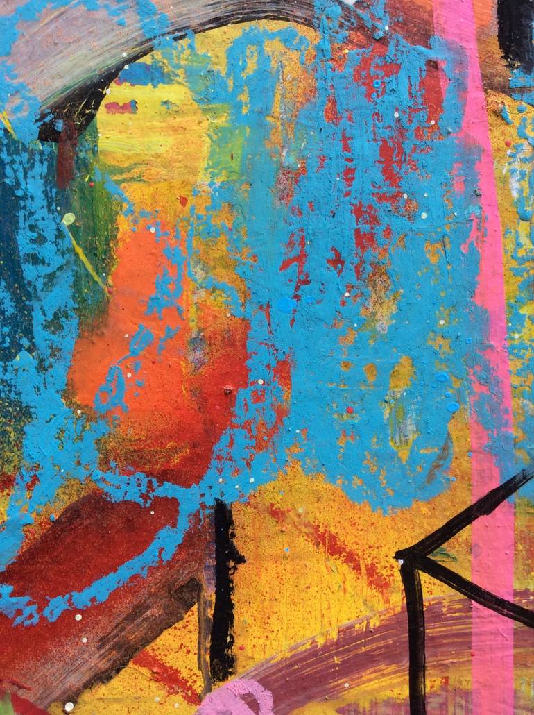 Original Abstract Expressionism Abstract Painting by Andrew Weir