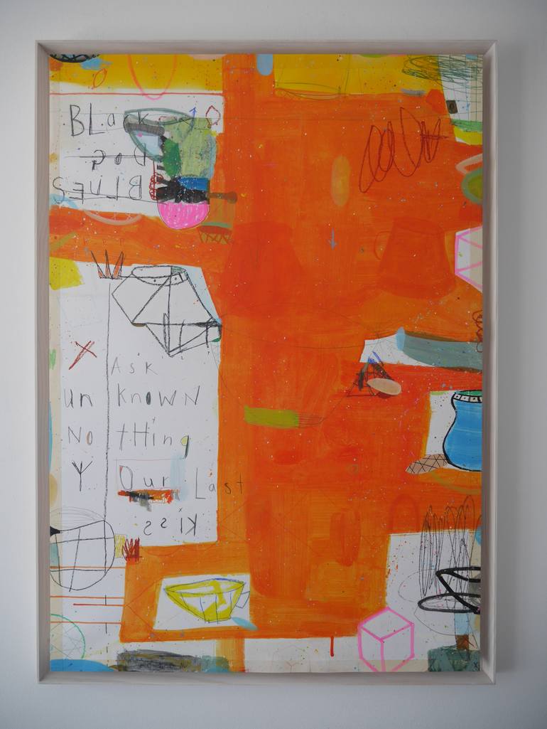 Original Abstract Expressionism Abstract Painting by Andrew Weir