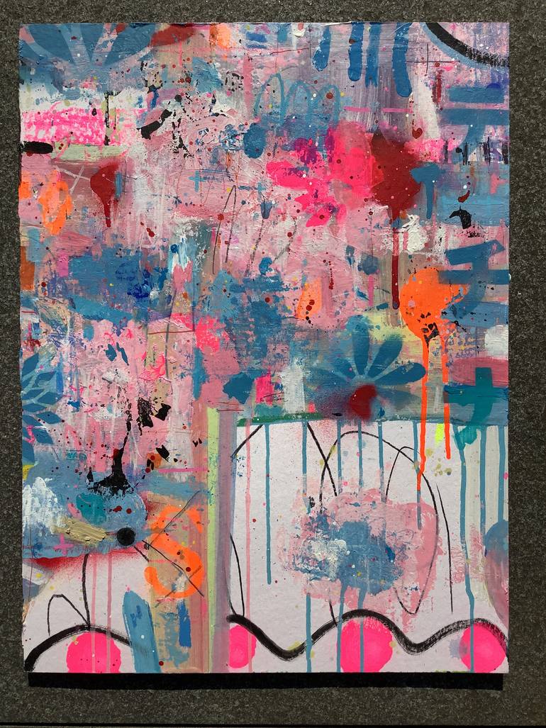 Original Abstract Expressionism Abstract Painting by Andrew Weir
