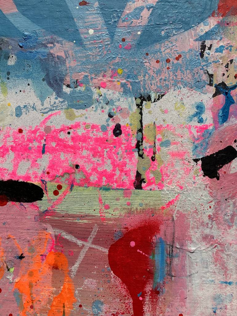 Original Abstract Expressionism Abstract Painting by Andrew Weir