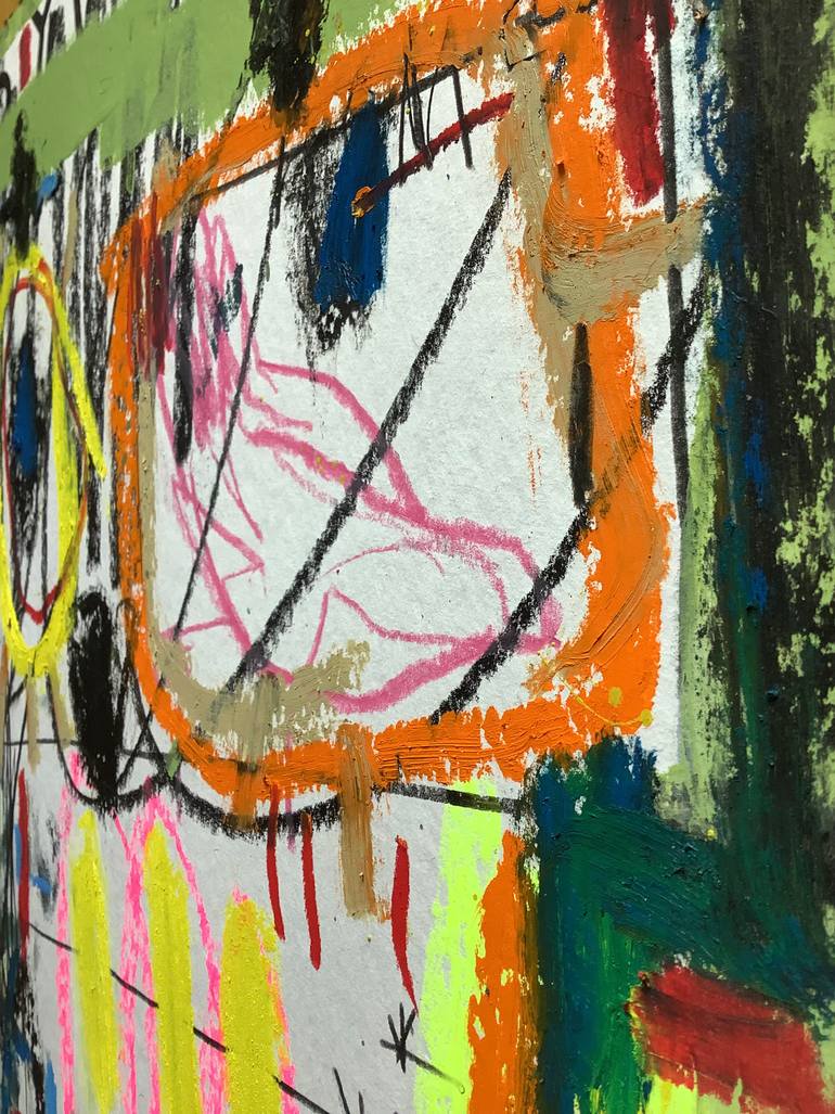 Original Portraiture Abstract Painting by Andrew Weir