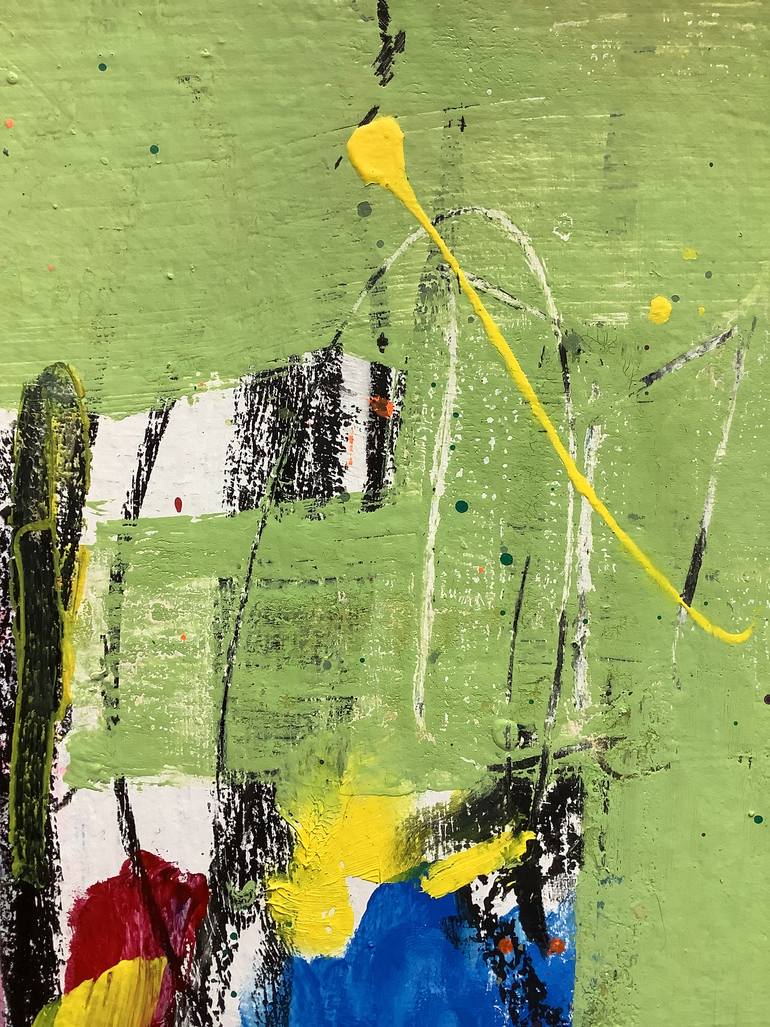 Original Abstract Expressionism Abstract Painting by Andrew Weir