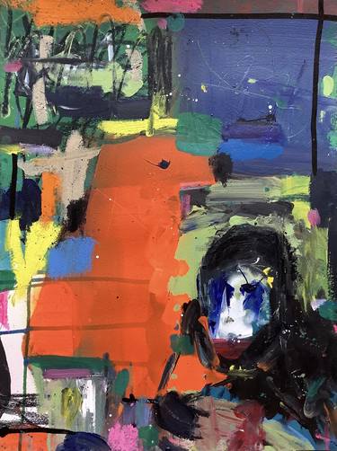 Original Abstract Expressionism Abstract Paintings by Andrew Weir