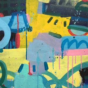 Collection Contemporary Pop Art Inspired by Keith Haring