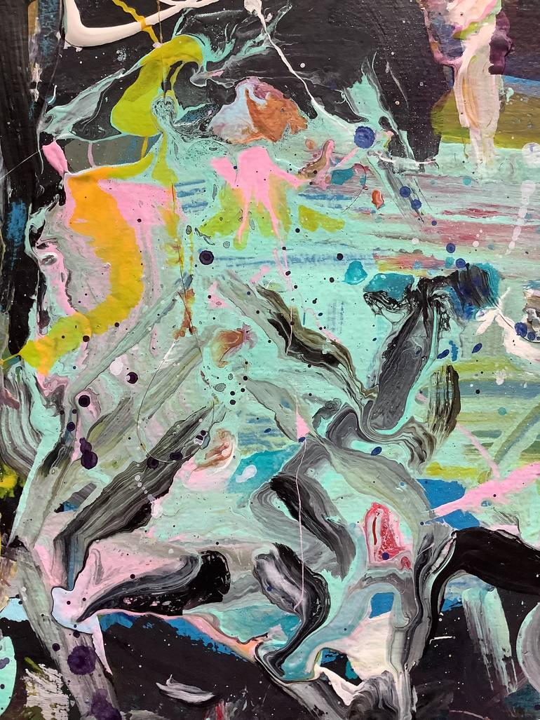 Original Abstract Expressionism Abstract Painting by Andrew Weir