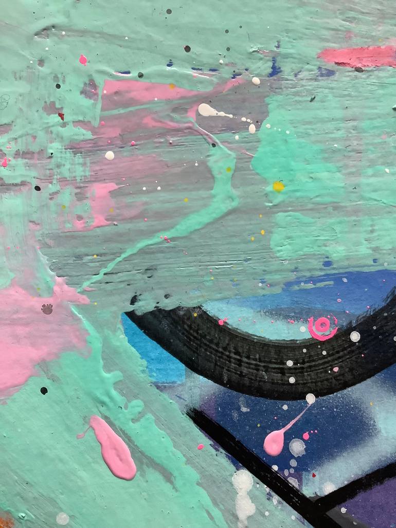 Original Abstract Expressionism Abstract Painting by Andrew Weir