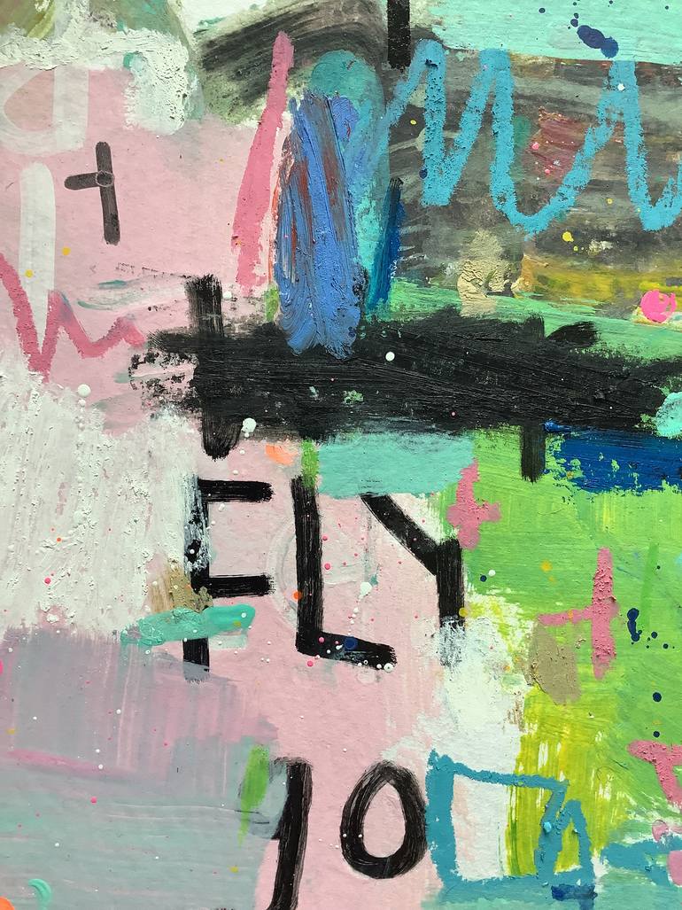 Original Abstract Expressionism Abstract Painting by Andrew Weir