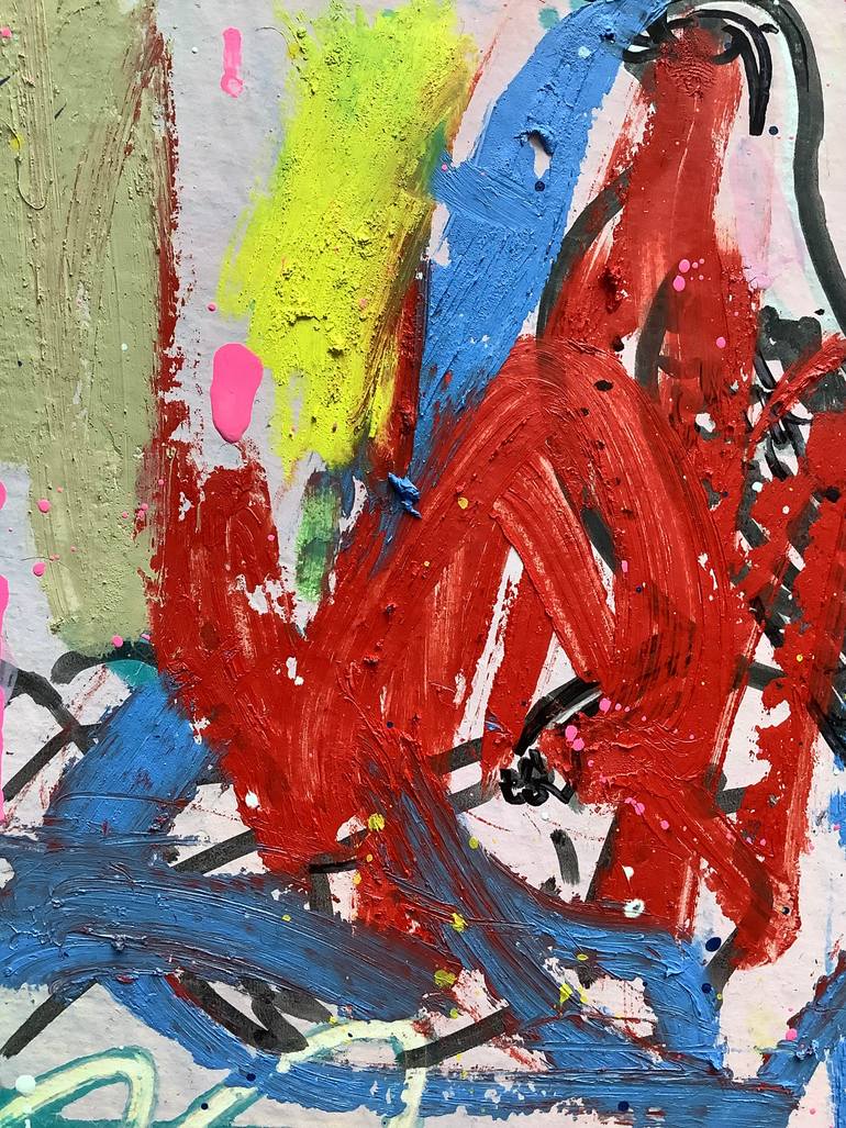 Original Abstract Expressionism Abstract Painting by Andrew Weir