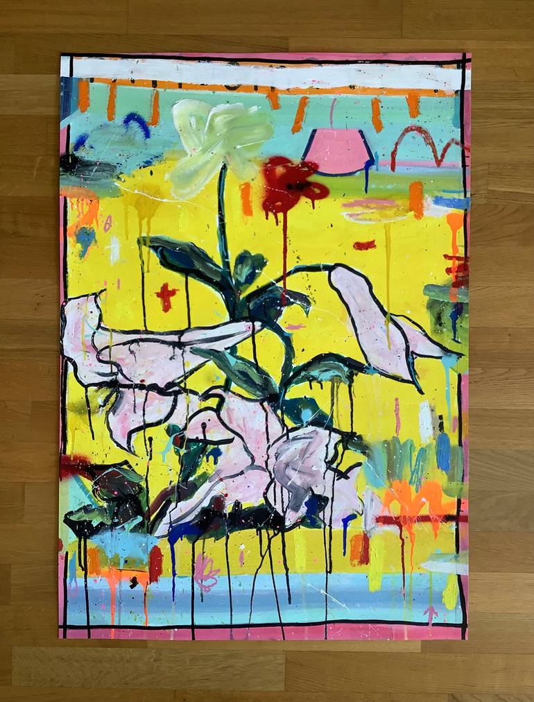 Original Abstract Expressionism Abstract Painting by Andrew Weir