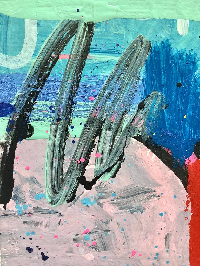 Original Abstract Expressionism Abstract Painting by Andrew Weir