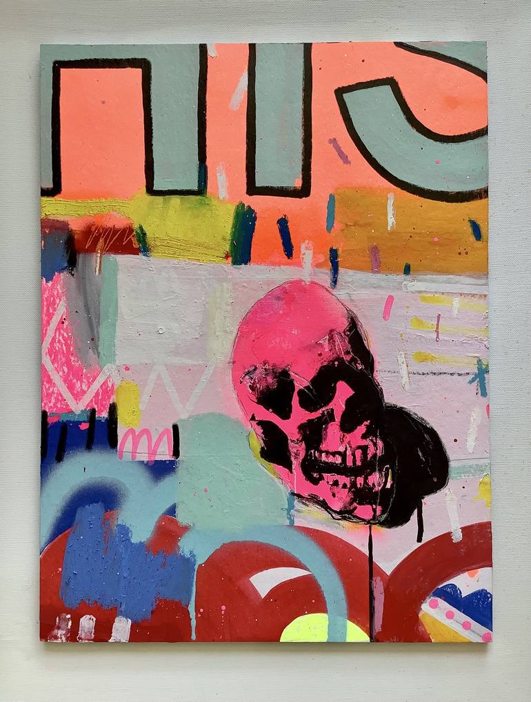Original Abstract Expressionism Abstract Painting by Andrew Weir