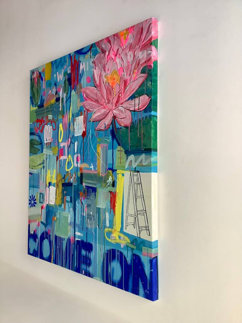 Original Abstract Expressionism Abstract Painting by Andrew Weir