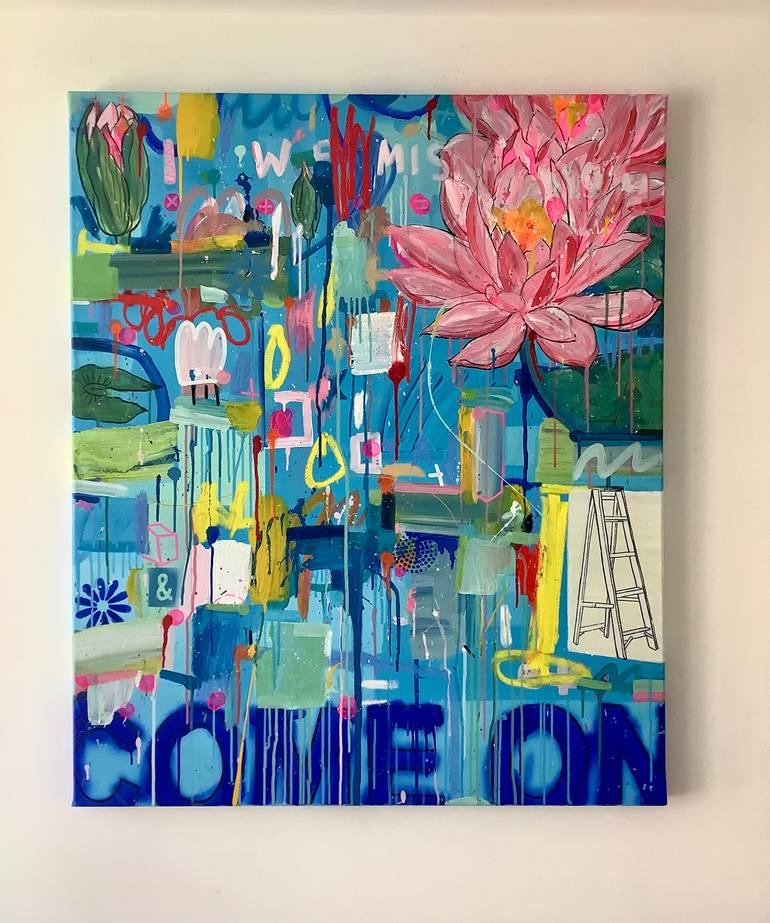 Original Abstract Expressionism Abstract Painting by Andrew Weir