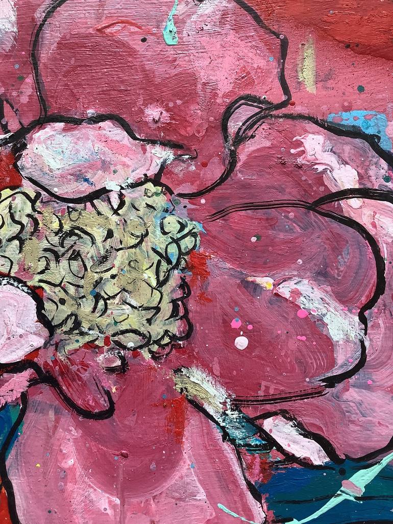 Original Floral Painting by Andrew Weir