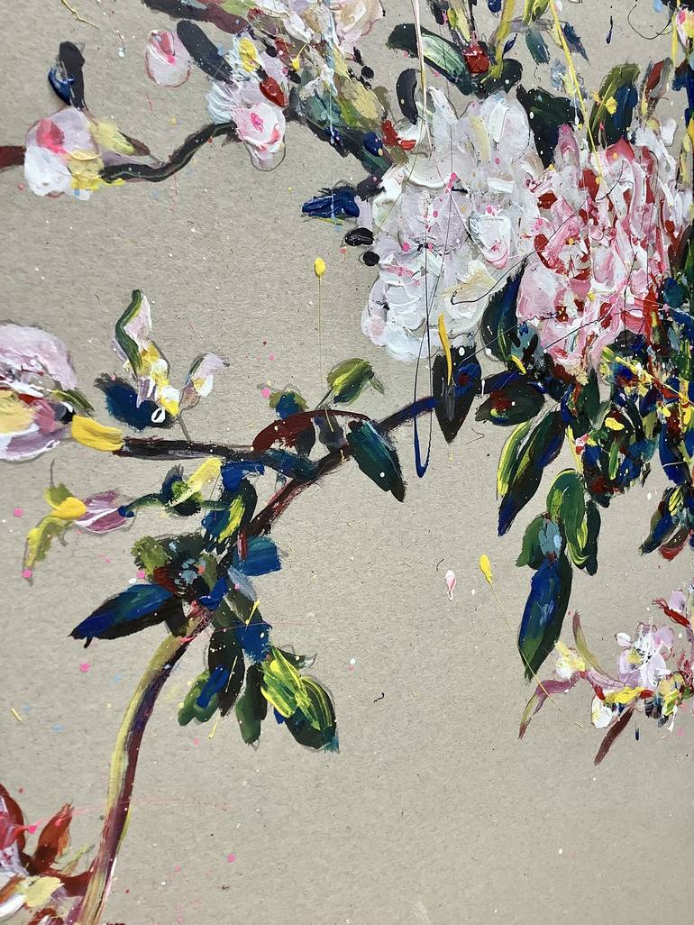 Original Floral Painting by Andrew Weir