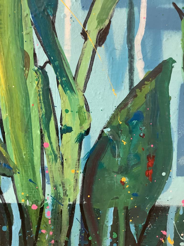 Original Abstract Expressionism Abstract Painting by Andrew Weir