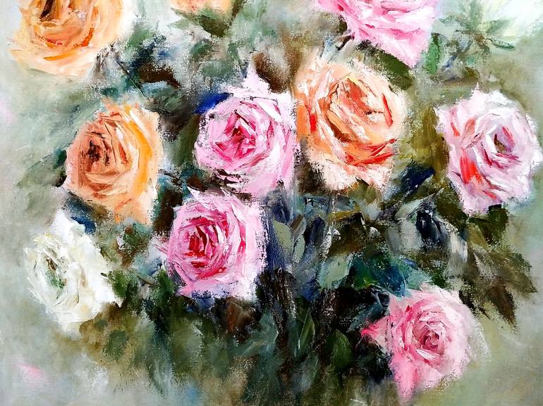 Original Floral Painting by Oleh Rak