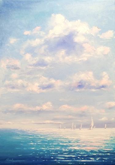 Original Impressionism Seascape Paintings by Oleh Rak