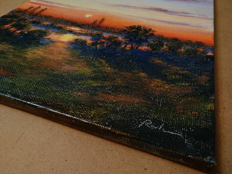 Original Impressionism Landscape Painting by Oleh Rak