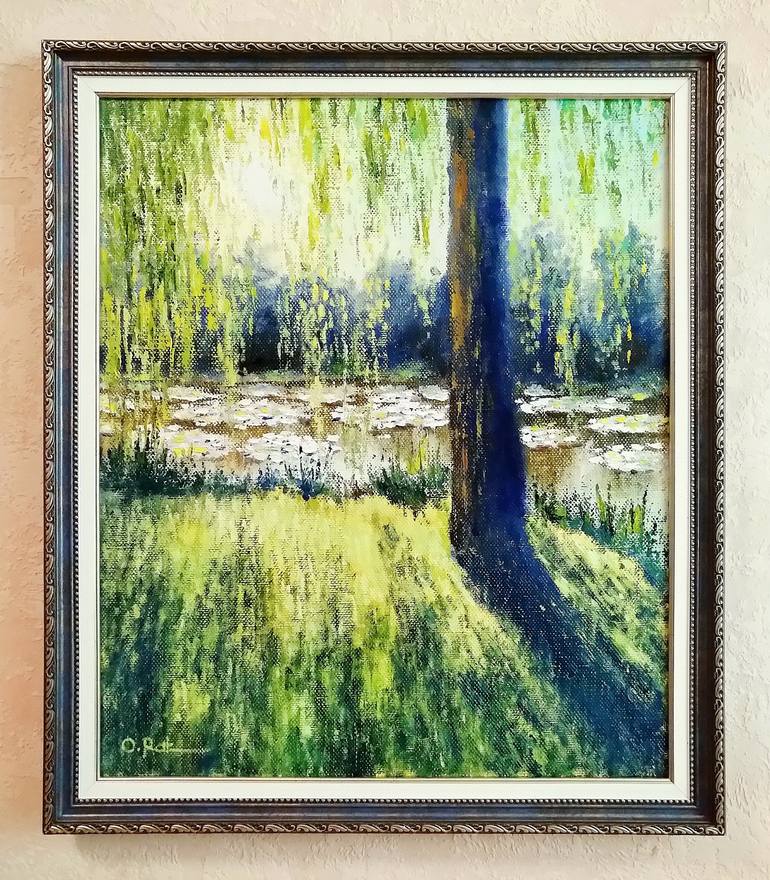 Original Impressionism Landscape Painting by Oleh Rak