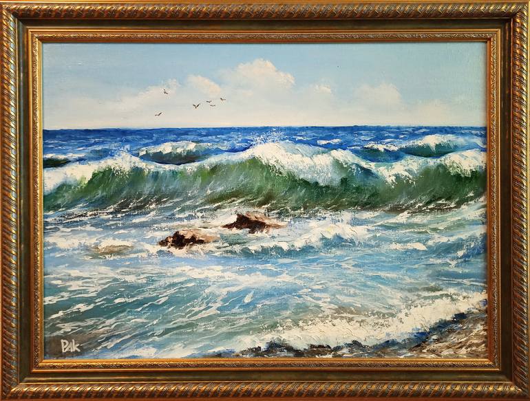 Original Seascape Painting by Oleh Rak