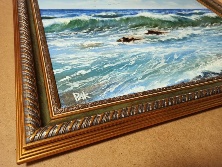 Original Seascape Painting by Oleh Rak