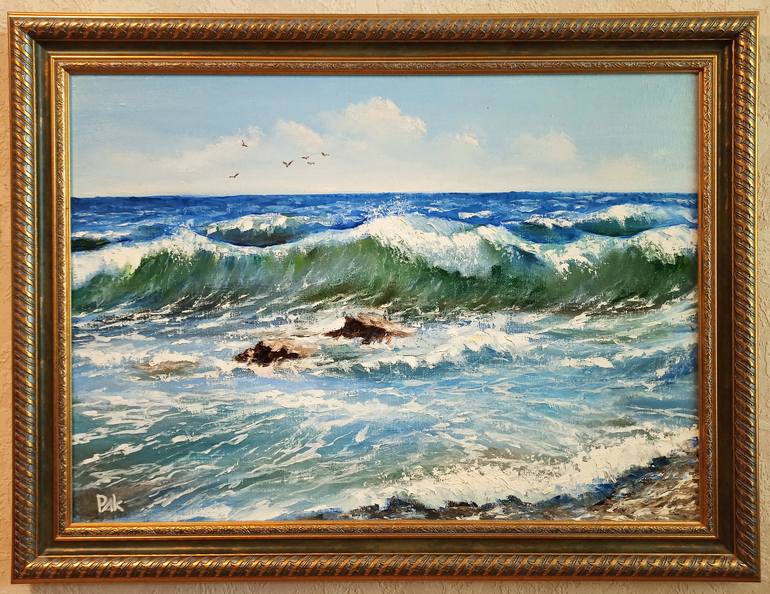 Original Seascape Painting by Oleh Rak