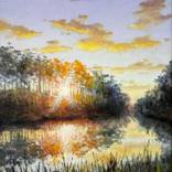 Golden clouds by Oleh Rak