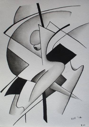 Original Abstract Nude Drawings by Vladimir Ivanovic