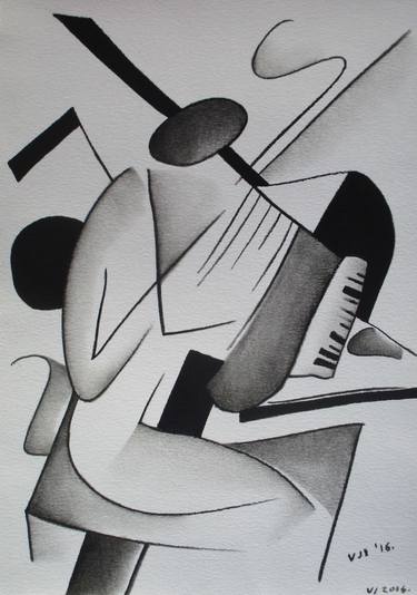 Original Abstract Music Drawings by Vladimir Ivanovic