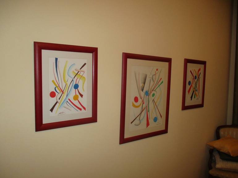 Original Abstract Drawing by Vladimir Ivanovic