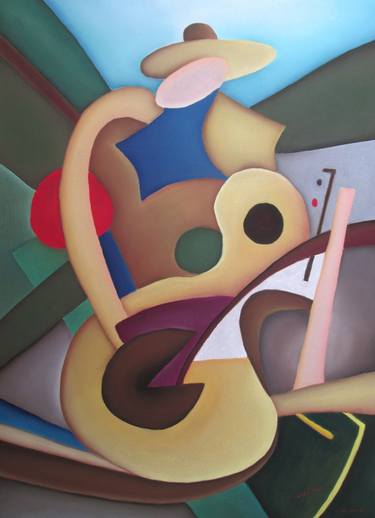 Original Abstract Expressionism Music Paintings by Vladimir Ivanovic