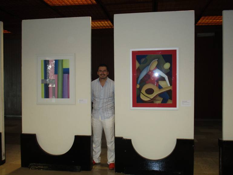 Original Abstract Music Painting by Vladimir Ivanovic