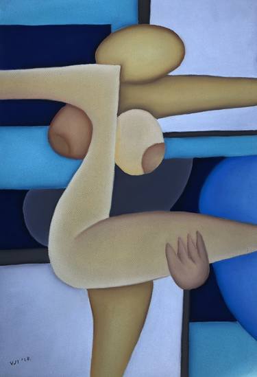 Print of Abstract Nude Paintings by Vladimir Ivanovic