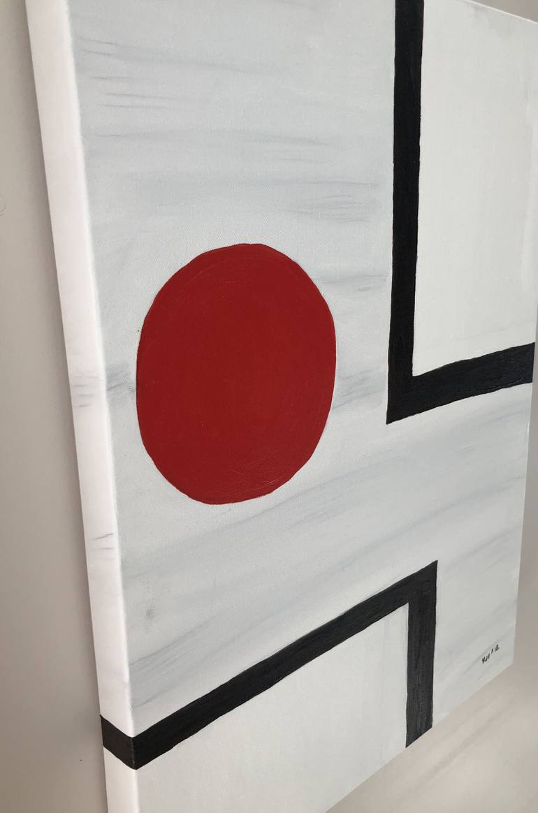 Original Modernism Abstract Painting by Vladimir Ivanovic