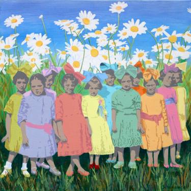 Original Pop Art Children Paintings by David Schumann