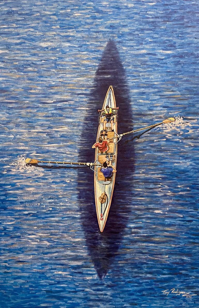 Print of Figurative Sport Paintings by Tony Rodriguez Juan Antonio Rodriguez Olivares