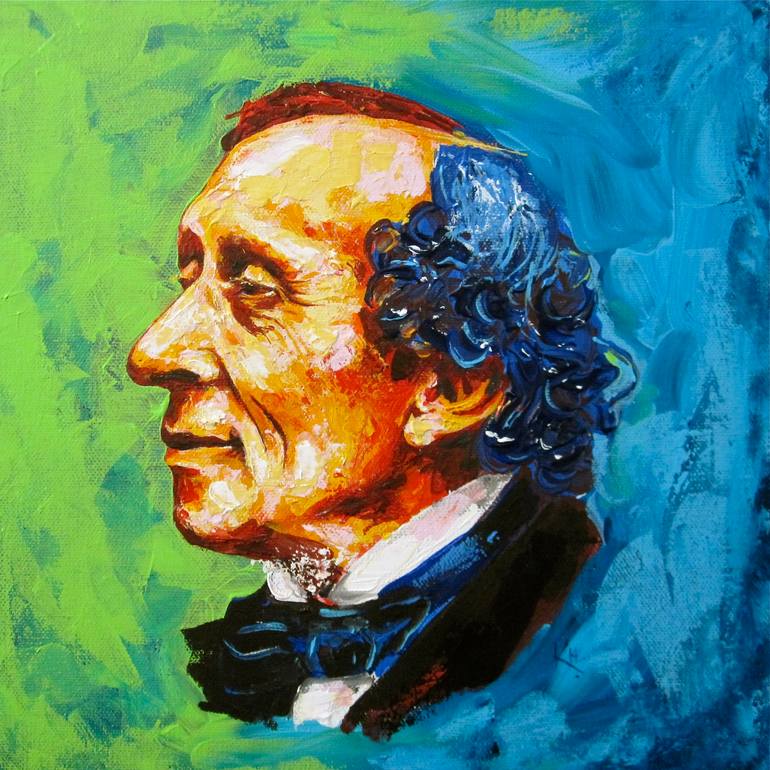 Original Impressionism People Painting by Konni Jensen