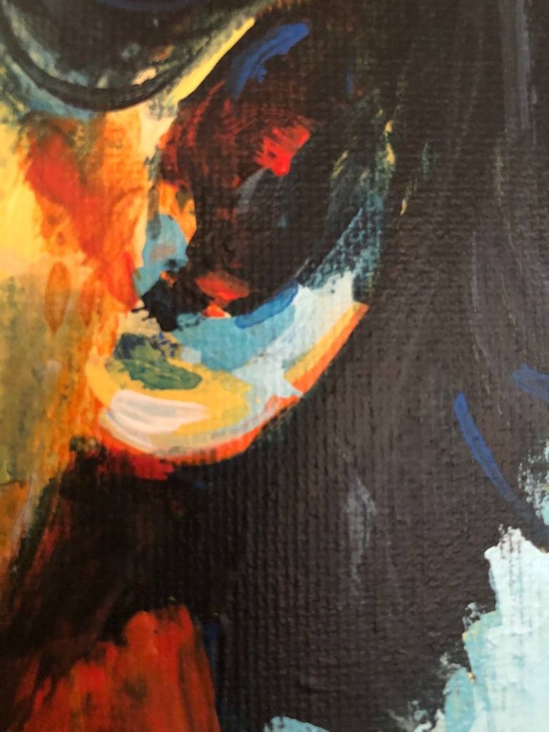Original Contemporary People Painting by Konni Jensen